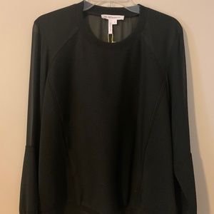 BCBGeneration Women's Contrast Panel Pullover